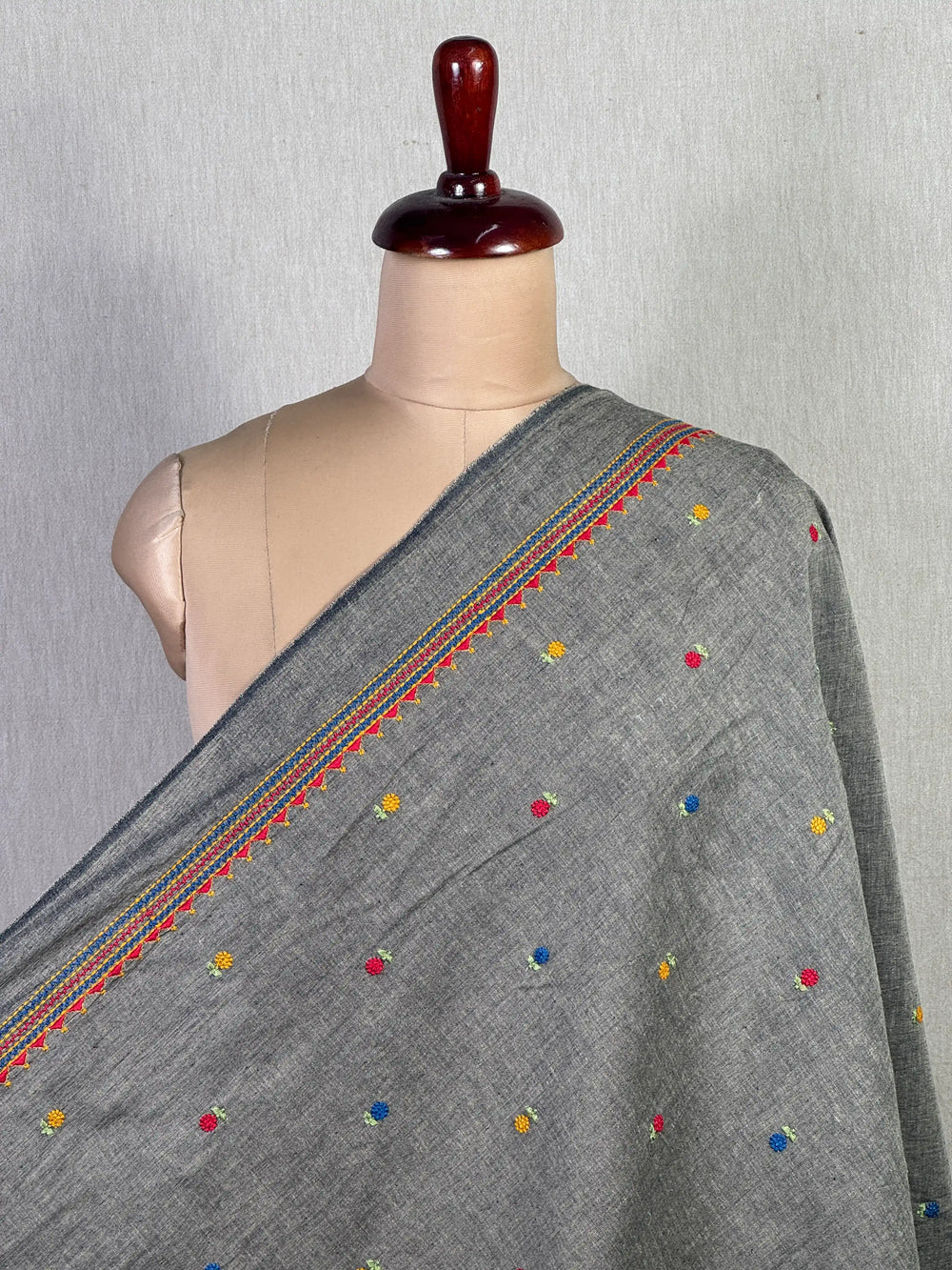 Embroidered Handloom Cotton Fabrics