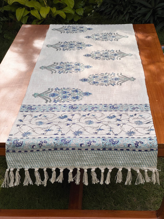 Block Printed Jute Table Runners
