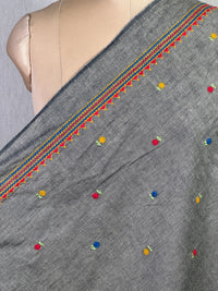 Embroidered Handloom Cotton Fabrics
