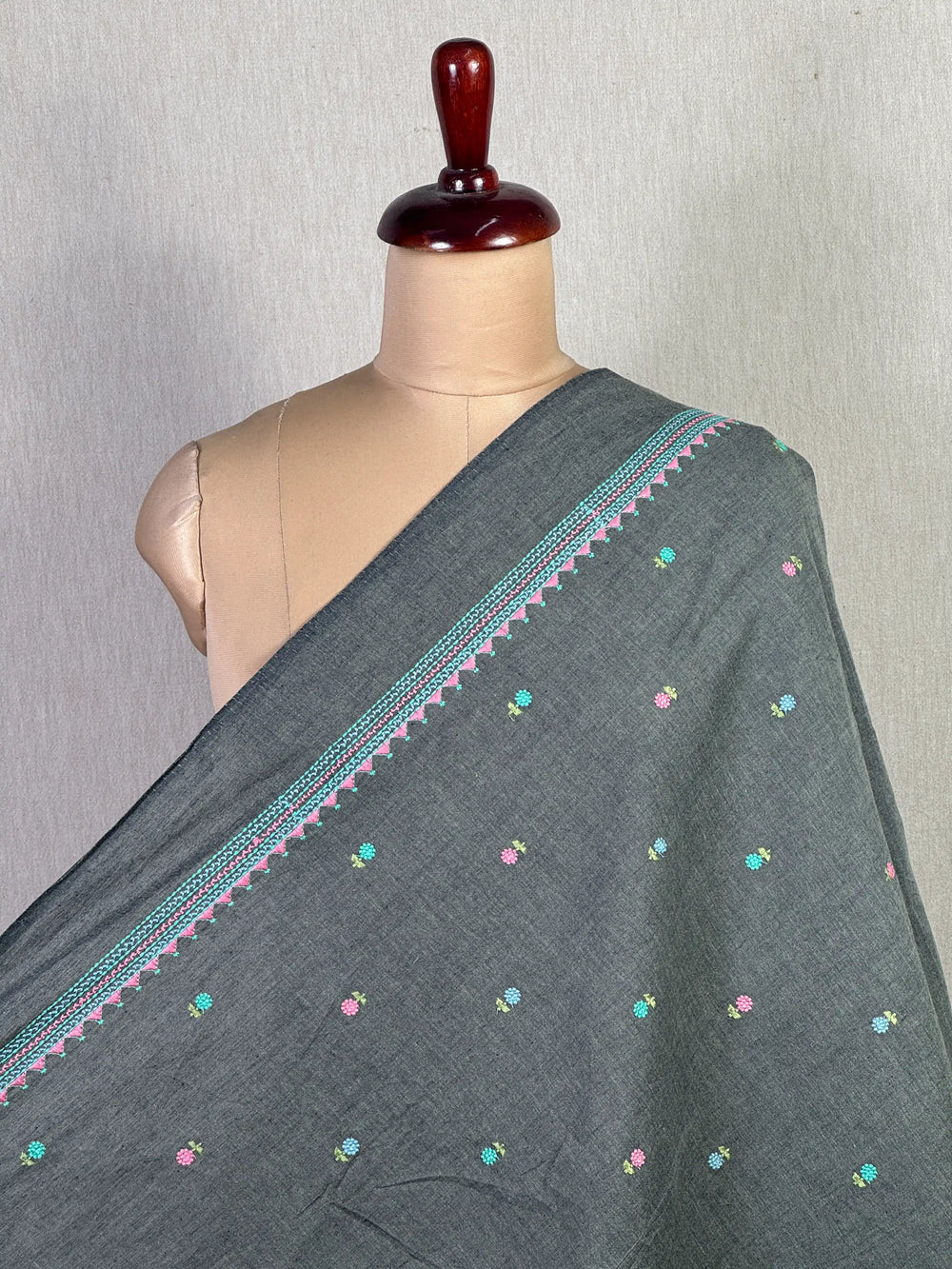 Embroidered Handloom Cotton Fabrics