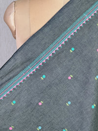 Embroidered Handloom Cotton Fabrics