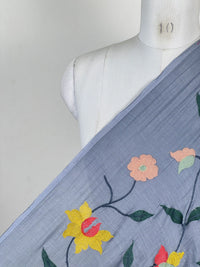 Embroidered 40gm Banarasi Chanderi Fabrics