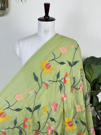 Embroidered 40gm Banarasi Chanderi Fabrics
