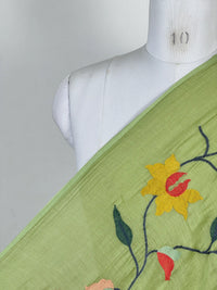 Embroidered 40gm Banarasi Chanderi Fabrics