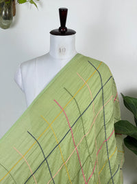 Embroidered 40gm Banarasi Chanderi Fabrics