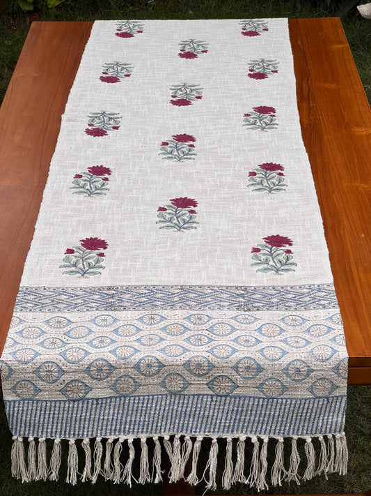 Block Printed Jute Table Runners