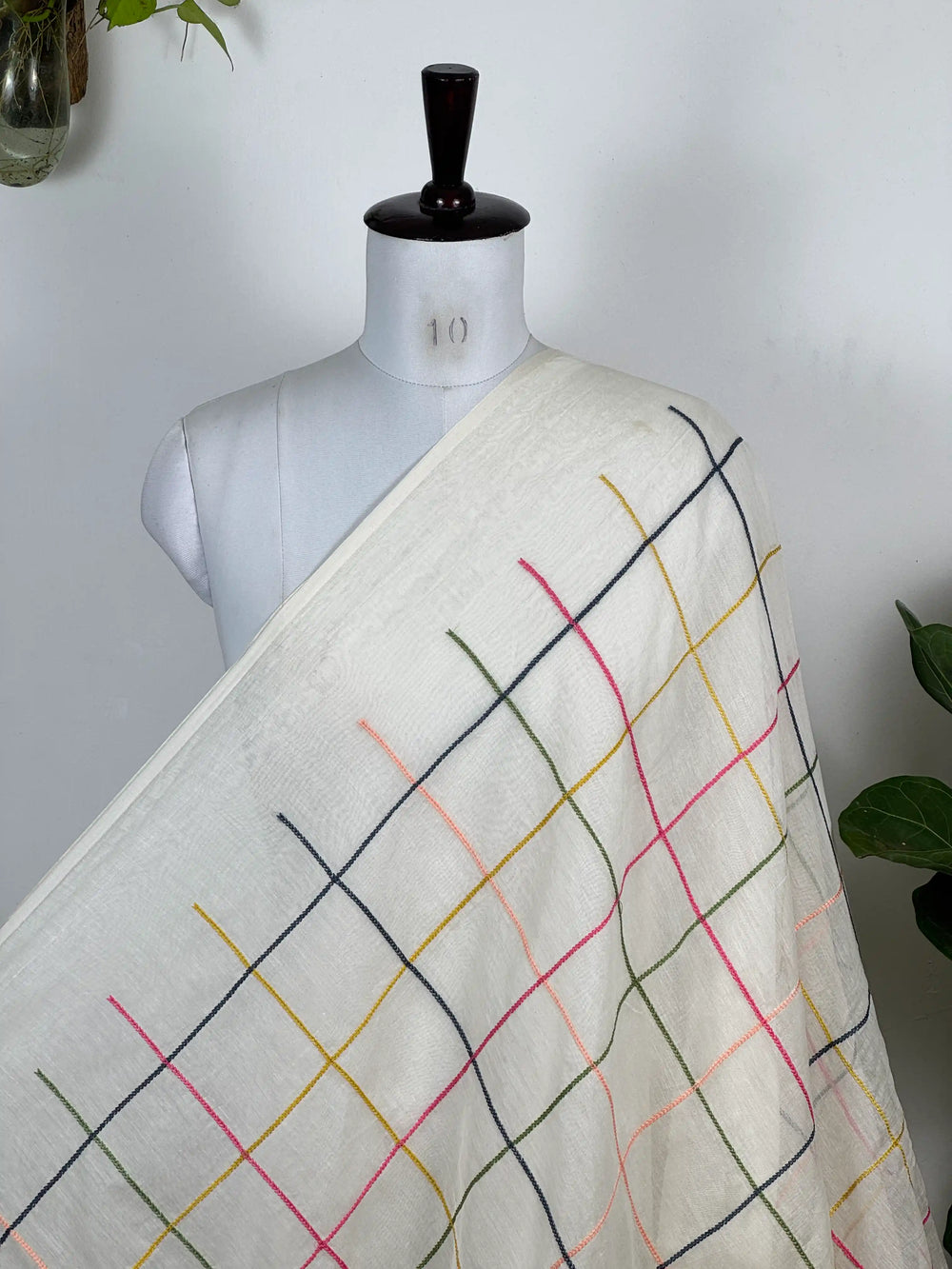 Embroidered 40gm Banarasi Chanderi Fabrics