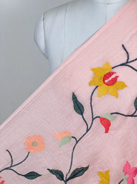 Embroidered 40gm Banarasi Chanderi Fabrics