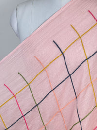 Embroidered 40gm Banarasi Chanderi Fabrics