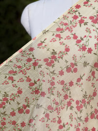 Digital Printed Banarasi Mul Chanderi Fabric