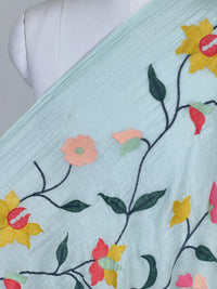 Embroidered 40gm Banarasi Chanderi Fabrics