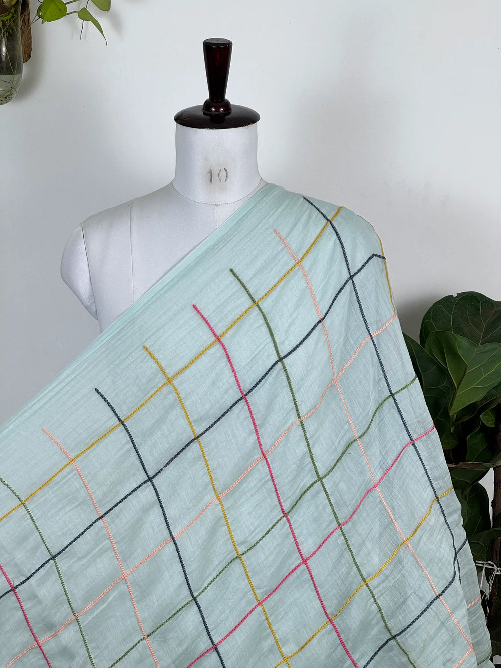 Embroidered 40gm Banarasi Chanderi Fabrics