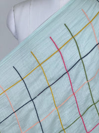 Embroidered 40gm Banarasi Chanderi Fabrics