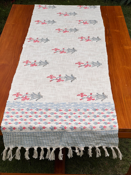 Block Printed Jute Table Runners