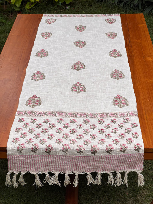 Block Printed Jute Table Runners