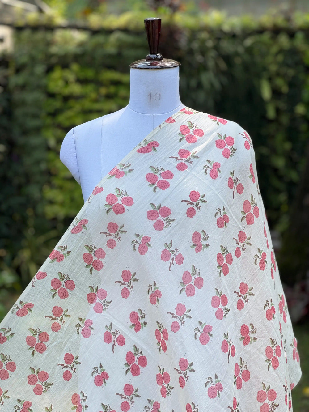 Digital Printed Banarasi Mul Chanderi Fabric