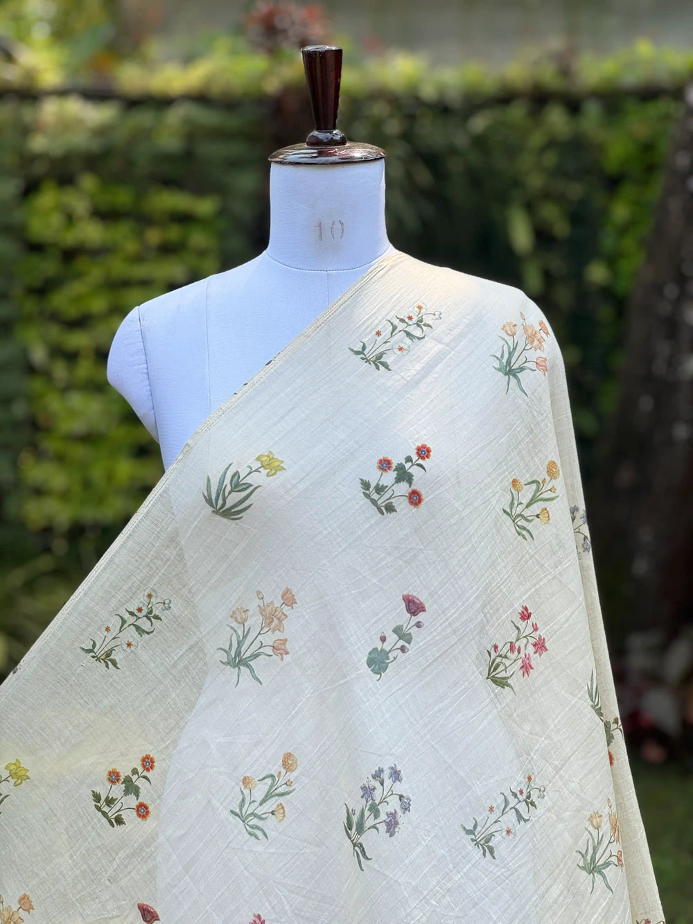 Digital Printed Banarasi Mul Chanderi Fabric