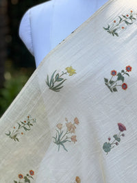 Digital Printed Banarasi Mul Chanderi Fabric