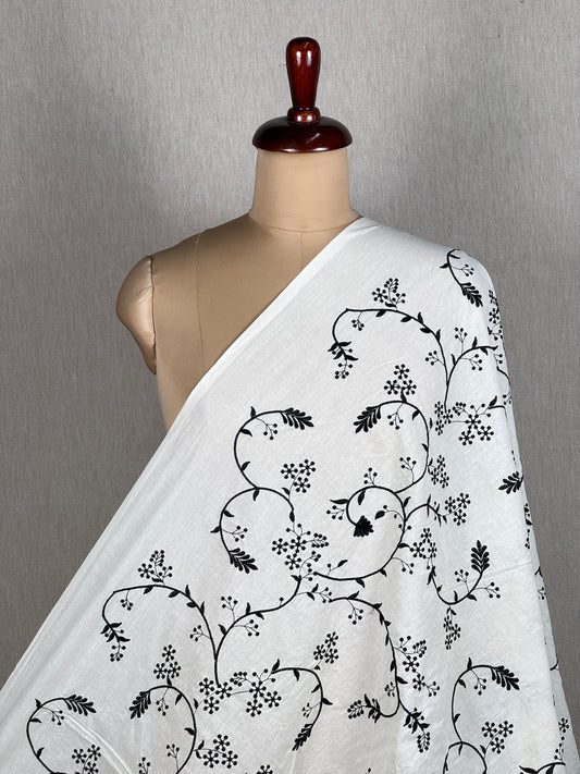 Embroidered Kora Cotton Fabric