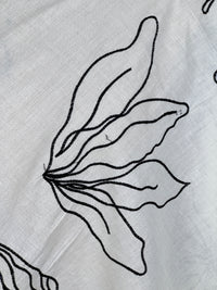 Embroidered Kora Cotton Fabric