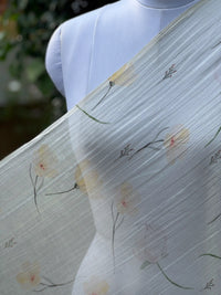 Digital Printed Mul Chanderi Fabric