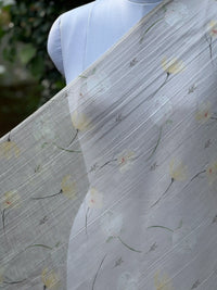 Digital Printed Mul Chanderi Fabric