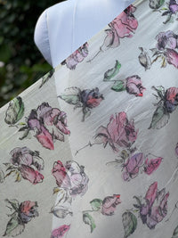 Digital Printed Mul Chanderi Fabric