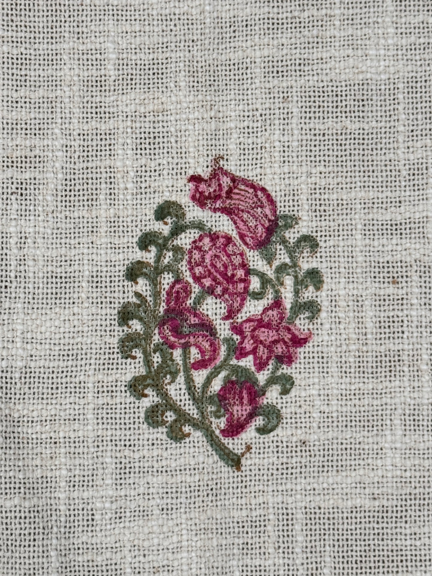 Block Printed Jute Table Runners