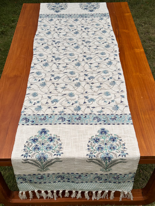Block Printed Jute Table Runners