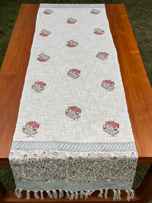 Block Printed Jute Table Runners