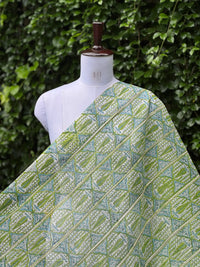 Block Printed Banarasi  Chanderi Fabrics