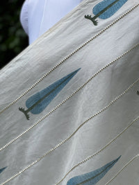 Block Printed Banarasi  Chanderi Fabrics