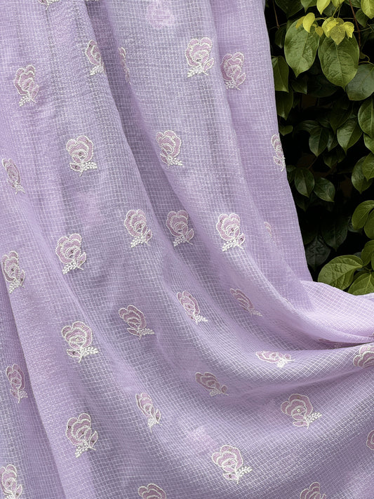 Embroidered Kota Fabrics