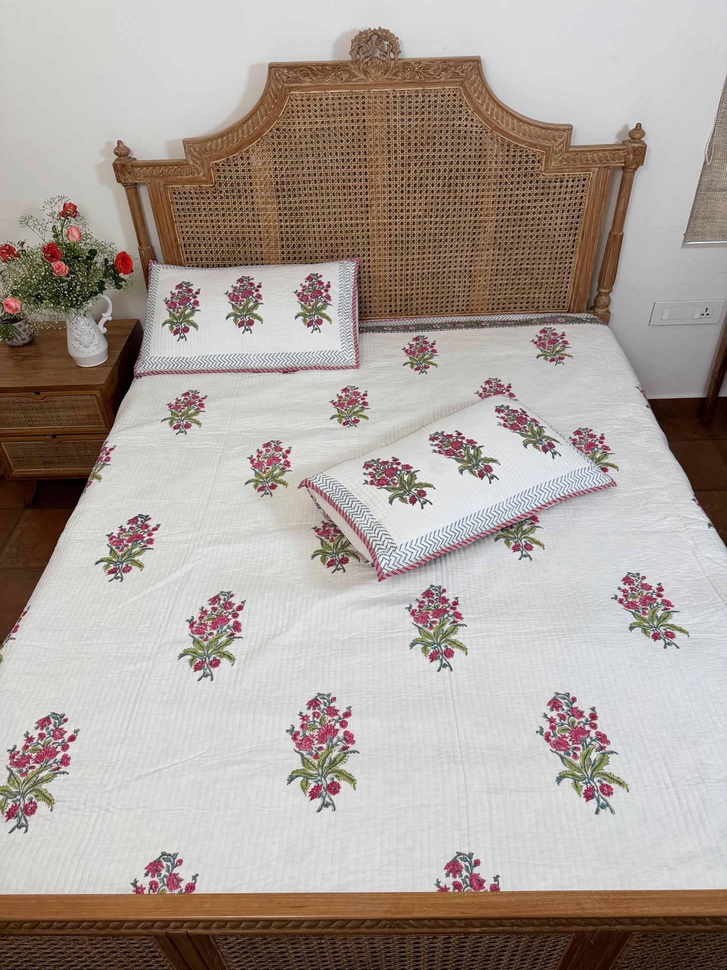 Hand Block Printed  Cotton Comforters