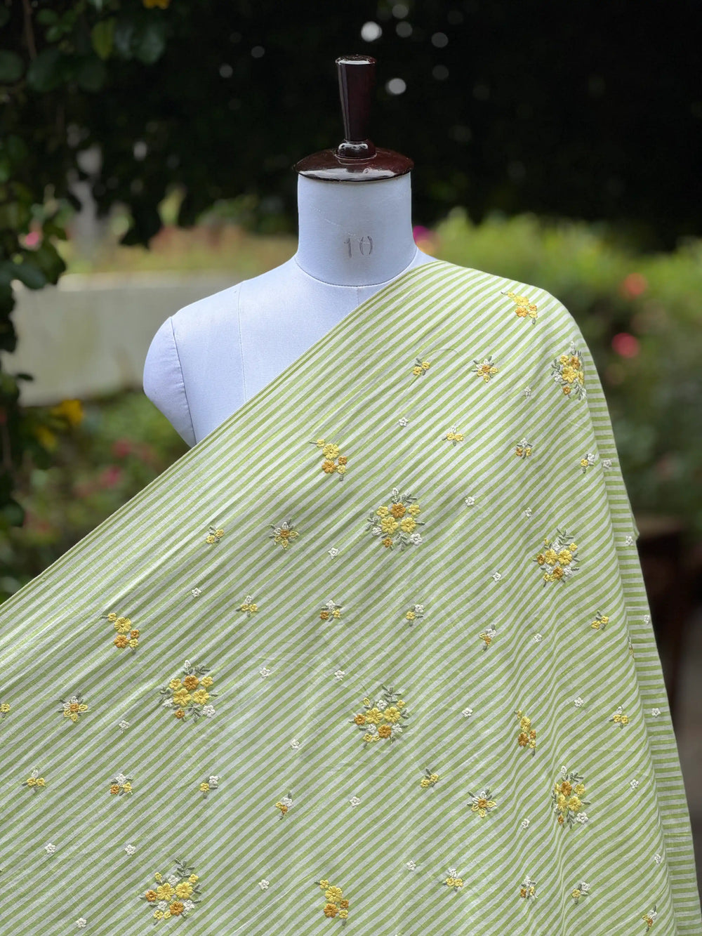 Embroidered Handloom Fabric