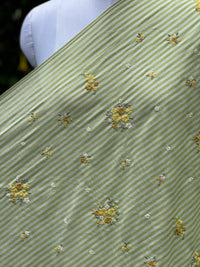 Embroidered Handloom Fabric