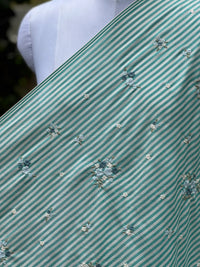 Embroidered Handloom Fabric