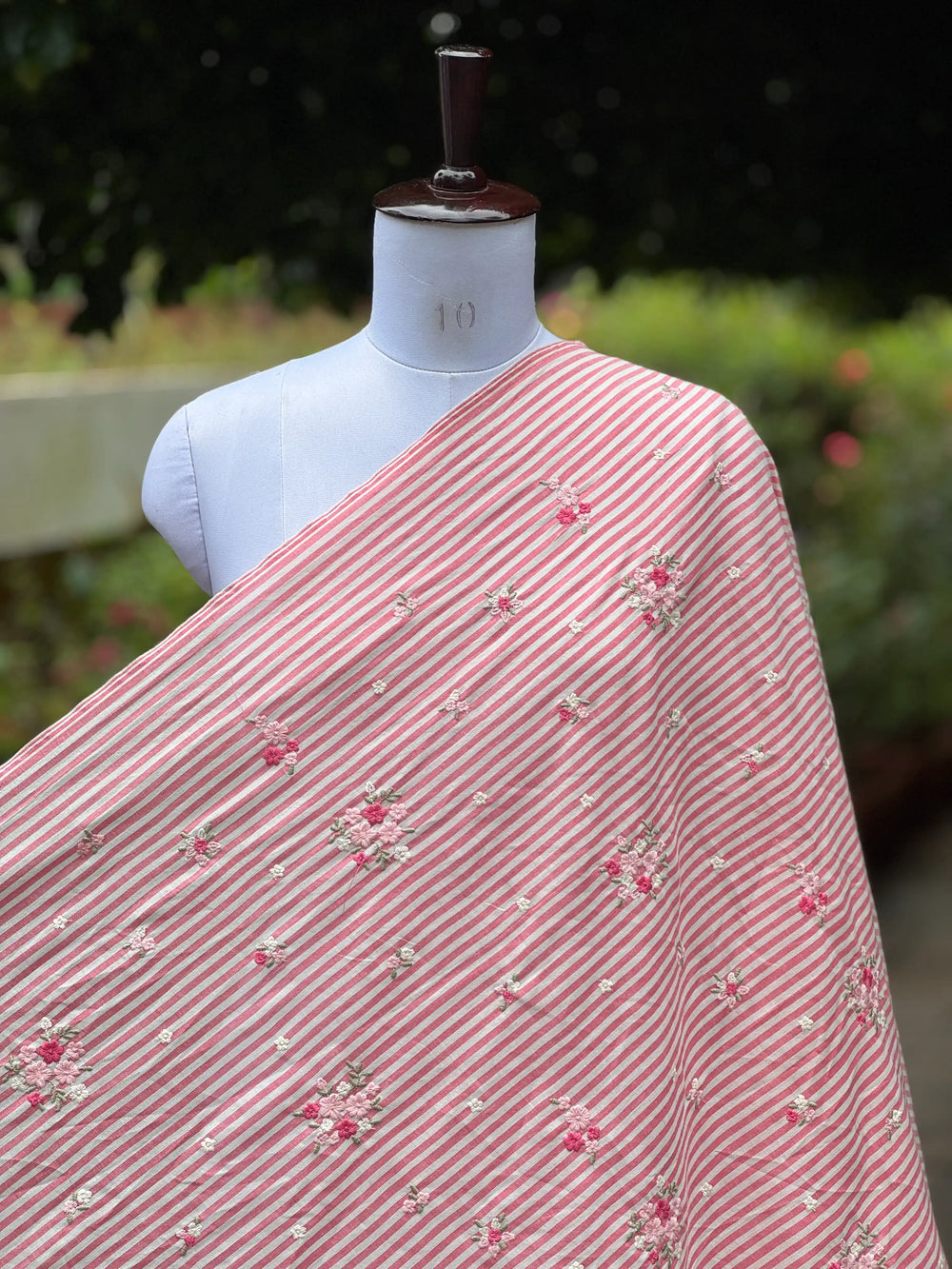 Embroidered Handloom Fabric