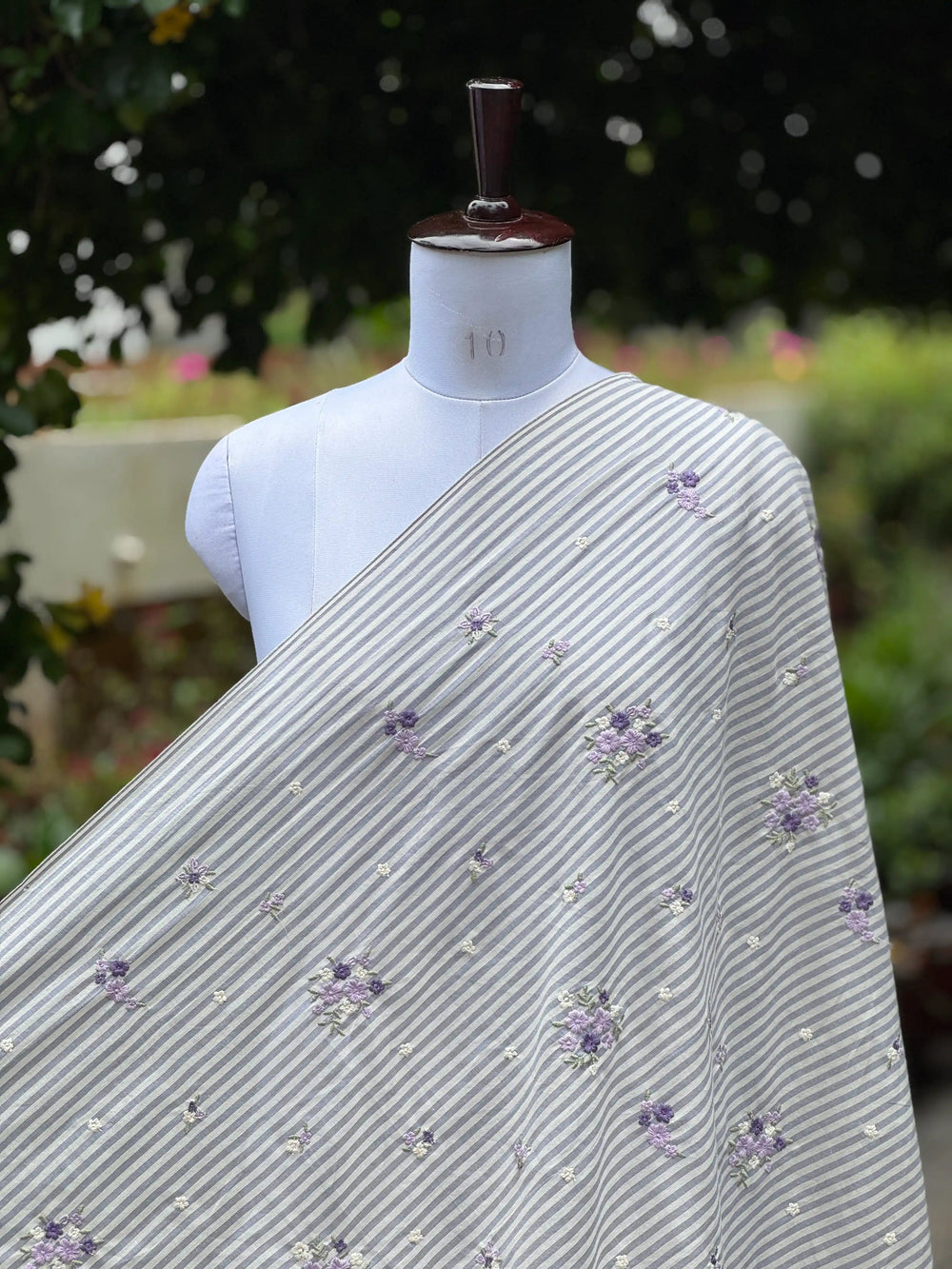 Embroidered Handloom Fabric