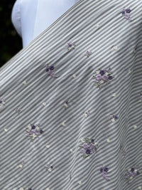 Embroidered Handloom Fabric