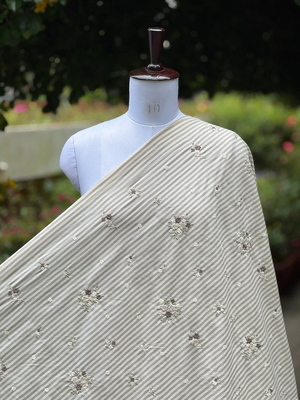 Embroidered Handloom Fabric