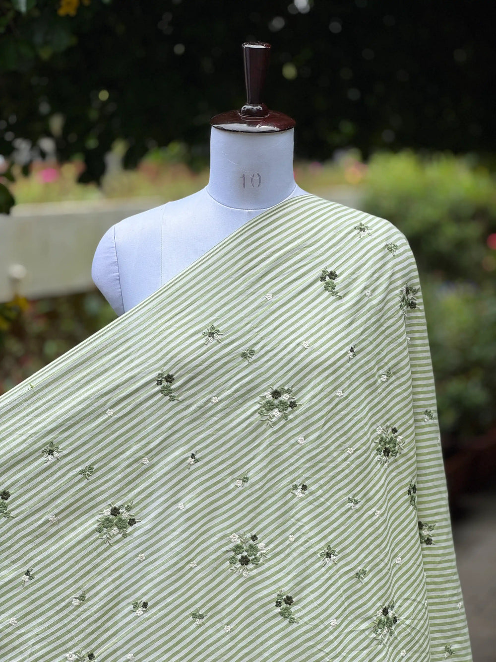 Embroidered Handloom Fabric