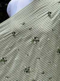 Embroidered Handloom Fabric
