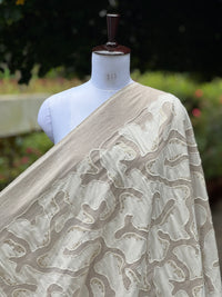Embroidered Kora Patched Jute fabrics