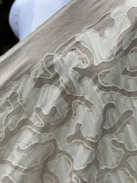 Embroidered Kora Patched Jute fabrics