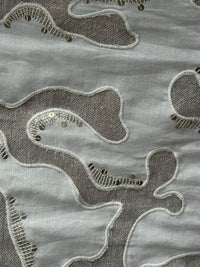 Embroidered Kora Patched Jute fabrics
