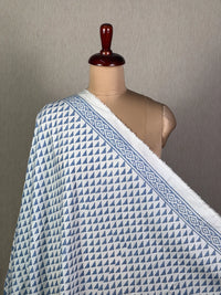 Block Printed Cambric Cotton Fabric
