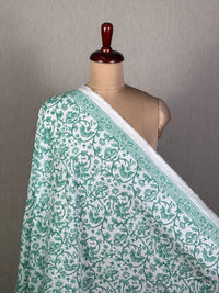 Block Printed Cambric Cotton Fabric
