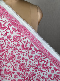 Block Printed Cambric Cotton Fabric