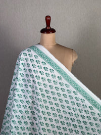 Block Printed Cambric Cotton Fabric